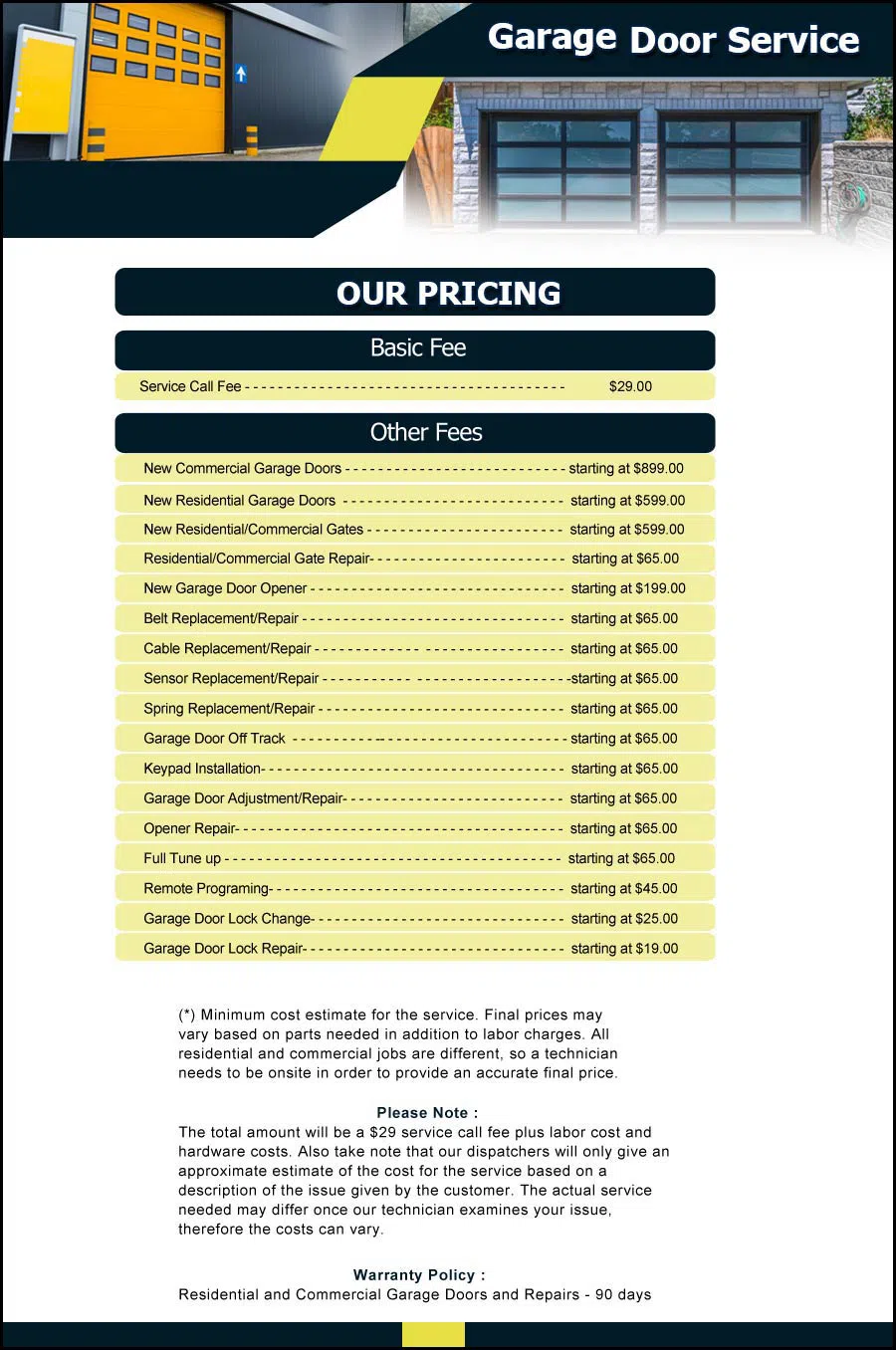 Garage Door And Opener Repairs Livingston, NJ 862-263-4076